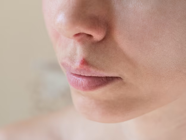 pimples on upper lip
